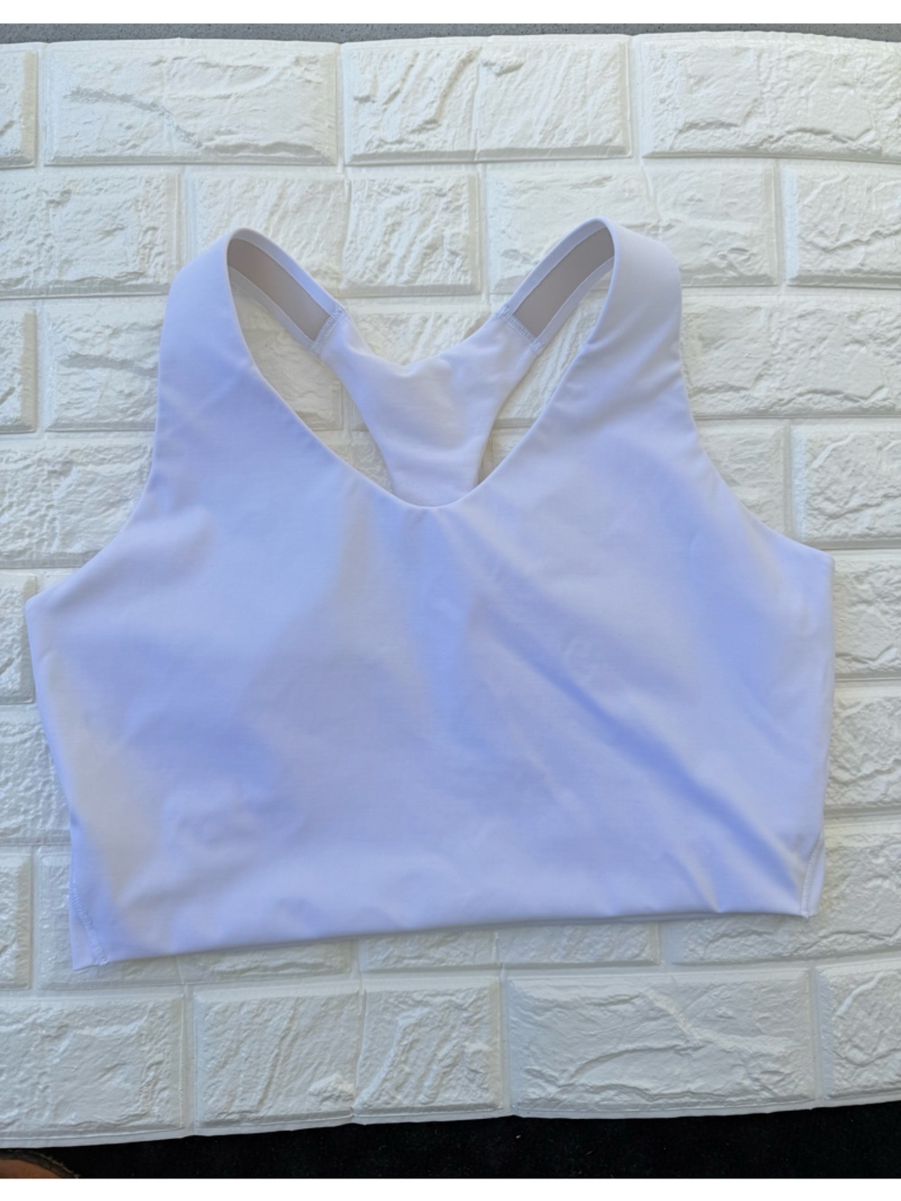 Spanx Sports Core Racerback Bra Grey White 1X
